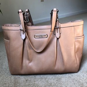 Tan Leather Coach Purse